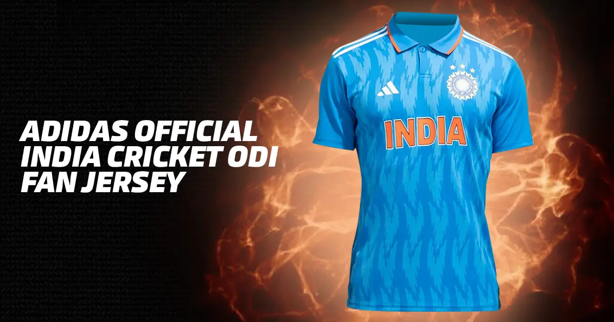 Adidas Official India Cricket ODI Fan Jersey