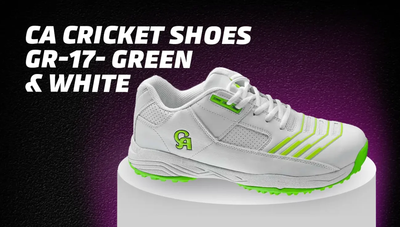 CA CRICKET SHOES GR-17- Green & White
