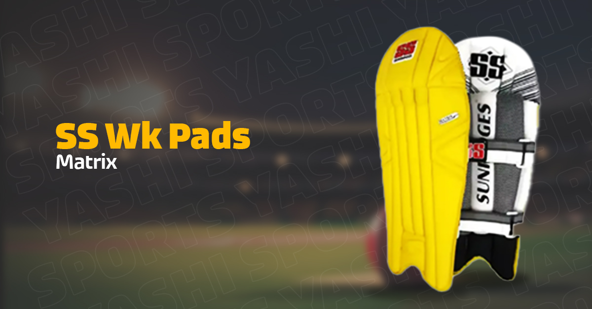 SS Wicket Keeping Pads- Matrix