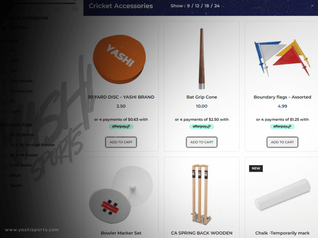 cricket shop online